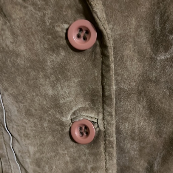 Sigrid Olsen fully lined genuine suede coat for women. Size L - Picture 3 of 8